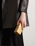 KHAITE Axel Minaudiere gold-tone clutch | NET-A-PORTER