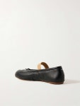 MAISON MARGIELA Tabi split-toe leather ballet flats | NET-A-PORTER