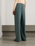 DRIES VAN NOTEN Crepe de chine straight-leg pants | NET-A-PORTER
