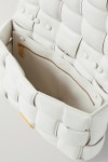 BOTTEGA VENETA Cassette chain-embellished padded intrecciato leather shoulder bag | NET-A-PORTER
