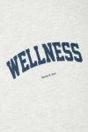 Gray Wellness printed cotton-jersey sweatshirt | SPORTY & RICH | NET-A-PORTER