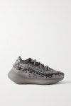 Gray Yeezy Boost 380 perforated Primeknit sneakers | ADIDAS ORIGINALS | NET-A-PORTER
