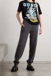 Black Chinese New Year printed cotton-jersey T-shirt | GUCCI | NET-A-PORTER