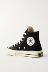 Black Chuck 70 canvas high-top sneakers | CONVERSE | NET-A-PORTER