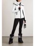 White Lamoura hooded faux fur-trimmed quilted down ski jacket | MONCLER GRENOBLE | NET-A-PORTER