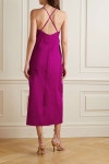 Pink Lolita tie-front organic cotton-poplin dress | MARA HOFFMAN | NET-A-PORTER