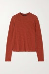 Orange Slub cotton-jersey T-shirt | ATM ANTHONY THOMAS MELILLO | NET-A-PORTER