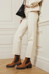 Brown Calgary suede Chelsea boots | KHAITE | NET-A-PORTER