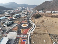 함안군, 칠원119 안전센터 앞 회전교차로 준공, 안전하고 쾌적한 도로 환경 조성 | 뉴스로