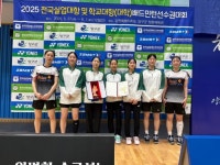 김천시 배드민턴단, 전국실업선수권대회 우수 성적 달성 | 뉴스로