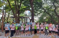 영도제일중학교 연계 학생들과 함께하는 금연 캠페인 실시 | 뉴스로