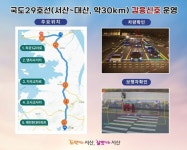 서산시, 국도 29호선(서산~대산) 감응신호 본격 운영 | 뉴스로