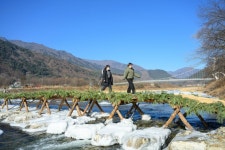 정선군, ‘걷는 순간 완성되는 겨울 여행’아우라지 섶다리 조성 | 뉴스로