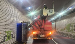 영통구, 매여울지하차도 등 주요 지하차도 봄맞이 세척 실시 | 뉴스로