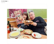 渡辺美奈代が「サイゼリヤで大食い」を報告、驚きの合計品数も告白　夫婦ツーショットも掲載 - 芸能写真ニュース : 日刊スポーツ