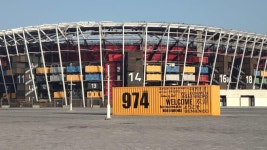 「レゴブロックでつくられた」スタジアムもまだそのまま　大会組織委はアジア杯成功へ向けて本気 - 日本代表写真ニュース : 日刊スポーツ