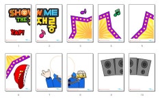 재롱잔치응원피켓(쇼미더재롱)(DIY직접만들기)... 도안 프린트 - 니즈폼 POP/캘리