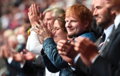 Ed Sheeran says performing for England football team will be hard to beat