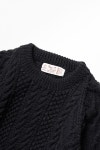 ATHENA DESIGNS Cable Knit Sweater Black 아테나 디자인 케이블 니트 스웨터 블랙NOCLAIM noclaim