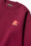 ABO Good Morning Crewneck Sweat Burgundy 에이비오 굿모닝 크루넥 스웻 버건디NOCLAIM noclaim