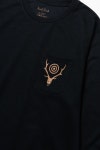 SOUTH2 WEST8 L/S Round Pocket Tee Circle Horn Black 사우스2 웨스트8 L/S 라운드 포켓 티 서클 혼 블랙NOCLAIM noclaim