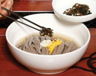 메밀묵채국수 | 농사로 메밀묵채국수