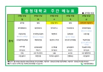 대학생활 > 복지 및 편의시설 > 학교식당 - 충청대학교 홈페이지