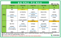 대학생활 > 복지 및 편의시설 > 학교식당 - 충청대학교 홈페이지