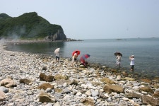 옹진포토-덕적도 2008년 여름피서철 능동자갈마당 일몰 내용 | media