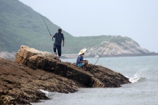 옹진포토-2010년07월31일 대청도 지두리해변 갯바위낚시 내용 | media