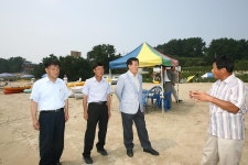 옹진포토-자월면 피서철해변순시및 점검 내용 | media