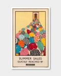 / 언더그라운드 / Summer sales quickly reached, 1925 빈티지 포스터 (액자포함) – 오픈에디션