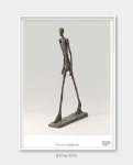 / 알베르토 자코메티 / 걸어가는 사람 L’Homme qui marche 전시 포스터 (액자포함) – 오픈에디션