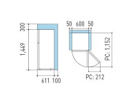 Simple Specs - 262L 2-Door Fridge NR-TV261APSM – Panasonic MY