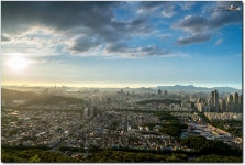 [A7R3]구룡산에서 본 서울 3. 일몰. - 팝코넷 | 베스트 게시판 [A7R3]구룡산에서 본 서울 3. 일몰.