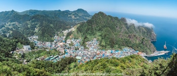 울릉도 저동항, 도동항 (독도일출전망대) - 소니 Talk 울릉도 저동항, 도동항 (독도일출전망대)