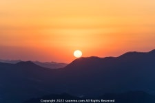 단양 양방산전망대 일몰, 야경 - 소니 Talk 단양 양방산전망대 일몰, 야경