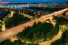 양화대교 궤적 - 팝코넷 | 포토 갤러리 양화대교 궤적