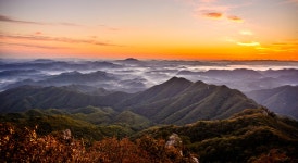 대둔산 낙조대 - 팝코넷 | 포토 갤러리 대둔산 낙조대