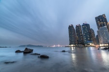 해운대의 저녁 풍경 - 팝코넷 | 포토 갤러리 해운대의 저녁 풍경