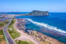 광치기해변에서 성산일출봉 - 팝코넷 | 포토 갤러리 광치기해변에서 성산일출봉