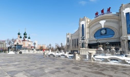 중국 하얼빈 열차역광장 - 팝코넷 | 포토 갤러리 중국 하얼빈 열차역광장