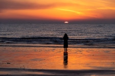 일몰속의 여인 - 팝코넷 | 포토 갤러리 일몰속의 여인