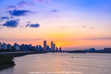 동작대교 여의도 쌍둥이 빌딩 일몰, 야경 - 소니 Talk 동작대교 여의도 쌍둥이 빌딩 일몰, 야경