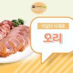상세보기 < 카드뉴스< 홍보콘텐츠 < 정책홍보 < 농촌진흥청 [카드뉴스]이달의 식재료 오리