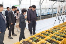 실증시범 농장 찾아 현장 의견 수렴 < 인물/동정< 새소식 < 정책홍보 < 농촌진흥청 [인물/동정]실증시범 농장 찾아 현장 의견 수렴 