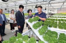 여름철 시설채소류 현장점검 < 인물/동정< 새소식 < 정책홍보 < 농촌진흥청 [인물/동정]여름철 시설채소류 현장점검