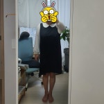 임부복은 역시, 리얼마미 결혼식 갈때 입으려고 샀어요 저는 167/80 이고 가슴둘레 110정도에요. 무난하고 괜찮은데 기장이 조금만 더...... 