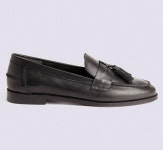 Warehouse + Leather Tassel Loafer