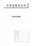 (수리실험) 유속측정 실험